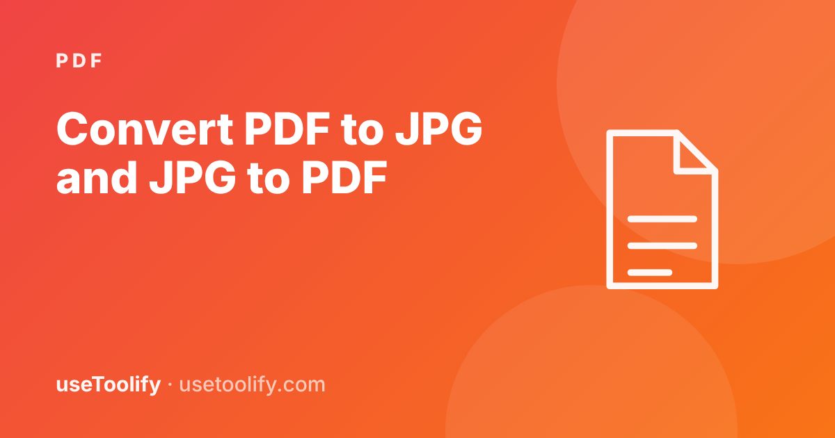 How to Convert PDF to JPG and JPG to PDF Free (Without Losing Quality)