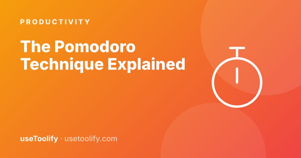 The Pomodoro Technique: How to Use a Study Timer to Focus Longer
